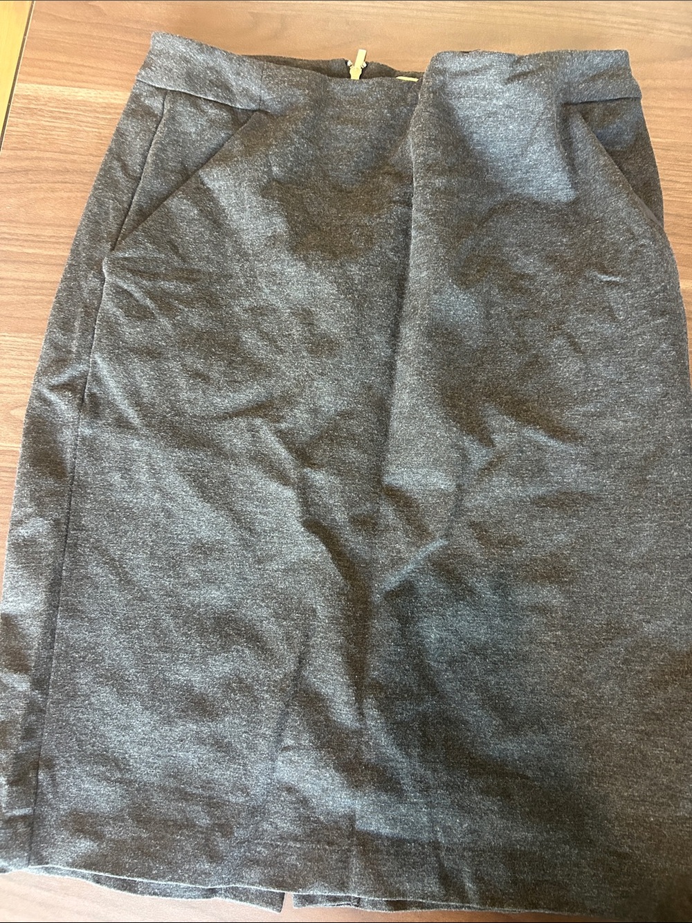 a new day Charcoal Gray Pencil Skirt
